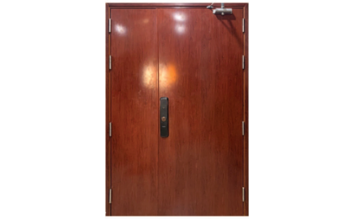 Cửa thép vân gỗ chống cháy 
